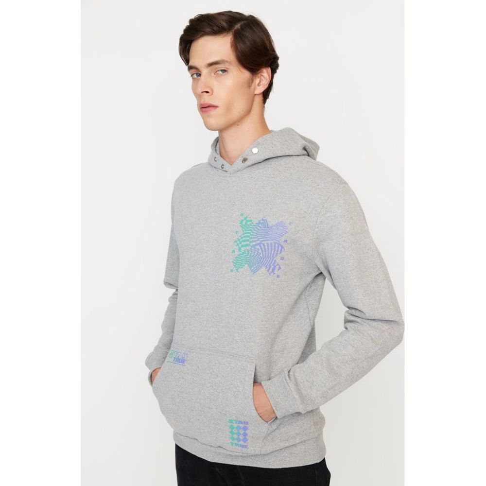 NWT Trendyol Men Regular fit Hood Woven Sweatshirt
